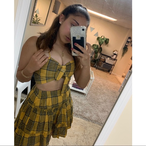 SHEIN Dresses & Skirts - Two Piece Plaid Skirt Set
